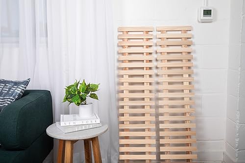 2 pk Natural Wooden Hanging Planter-Two Pack, Vertical Garden Indoor/Outdoor, Garden Décor, Greenery, Flower Rack, Rustic Shelf Outdoor Patio Flower WoodArtSupply