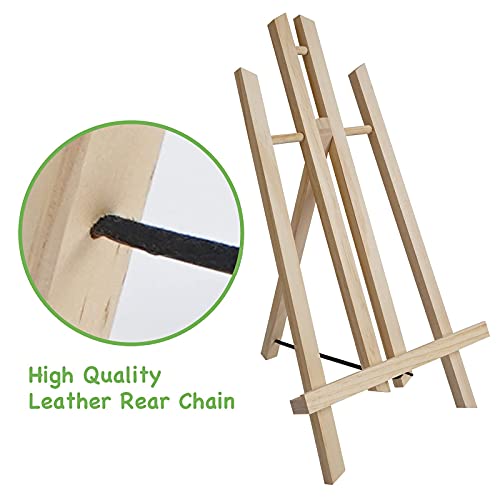 CONDA 6 Pack 16" Tabletop Display Easel, Portable A-Frame Tripod Display Easel for Painting Party & Displaying Canvases, Photos, Display Tripod conda