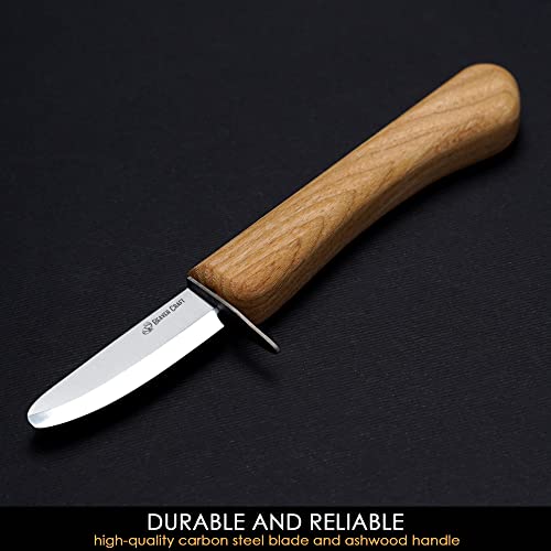 BeaverCraft Whittling Knife for Beginners C1 Kid - Whittling Knife for Kids Safety Carving Knife - Children Whittling Knife for Entry-Level Carvers - BeaverCraft