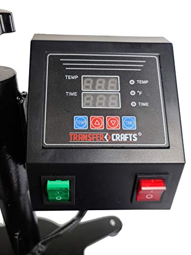 Transfer Crafts by Jacobson Products – 9 x 12 Inch T-Shirt Digital Sublimation Heat Press Machines for T Shirt Printing and Heat Transfers – 9" x 12" Jacobson Products