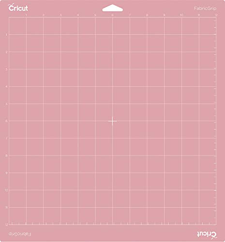 Cricut FabricGrip Adhesive Cutting Mat 12" x 12", High Density Fabric Craft Cutting Mat, Made of Material to Withstand Increased Pressure. Use For Cricut
