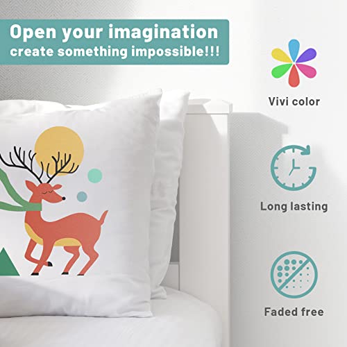 KASYU Infusible Ink Transfer Sheets Bundle for Cricut Mug Press, 12PCS Infusible Ink Sheets for Sublimation, 12x11.8Inch Solid Color Pre-Printed KASYU