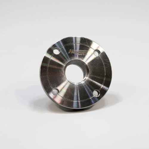 Hurricane Turning Tools, 3" Steel Faceplate For Wood Lathe, 1" x 8 TPI Hurricane Turning Tools