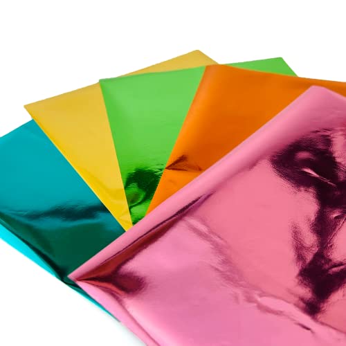 50pcs Foil Transfer Sheet for Cricut Maker 3 Joy Explore 3 Air 2 3 105mm*160mm Silhouette Cameo Portrait (No Heating Required) wolovo