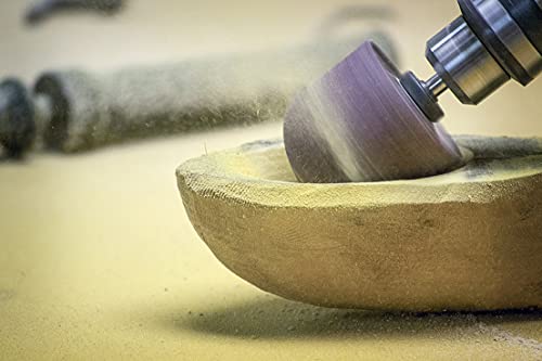 King Arthur’s Tools Patented Guinevere Basic Sanding Kit - for Woodworking, Shaping and Finishing - Compatible with 0-3/8" Chuck Rotary Tools #11360 - WoodArtSupply