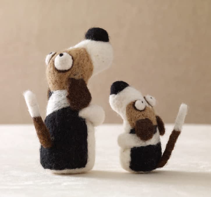 Woolbuddy Felting Wool, Needle Felting Wool, Eco Wool Kit, Felting Wool Pack, Clean, Carded Colored Roving Wool, for Needle Felting Kit Beginner, Wet Woolbuddy