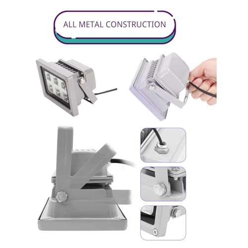 ACADEEP UV Light for Resin Curing 405nm for SLA DLP 3D Printers, Fast Curing UV Lamp, 60w Equivalent Blacklight ACADEEP