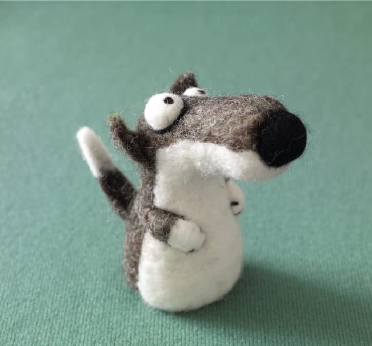 Woolbuddy Felting Wool, Needle Felting Wool, Eco Wool Kit, Felting Wool Pack, Clean, Carded Colored Roving Wool, for Needle Felting Kit Beginner, Wet Woolbuddy