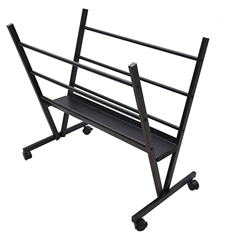 Falling in Art Metal Print Rack, Drying Display, Storage Stand for Artworks, Posters, Prints, Great Assistant for Shows & Galleries, Easy Moving with Falling in Art