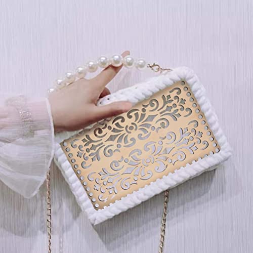 ULTNICE 2 Pcs Wooden Basket Bottoms Crochet Wood Base Cushion Crochet Bag Bottom for DIY Knitting Crochet Bag Supplies ULTNICE