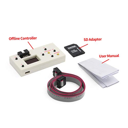 RATTMMOTOR 3018 Pro DIY CNC Router Kit+GRBL Offline Controller, 3 Axis Hobby CNC Router Machine, Plastic Acrylic PVC PCB Wood Mini Desktop Engraving RATTMMOTOR