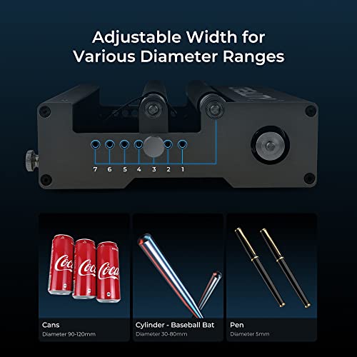 Official Creality Rotary Roller for Laser Engraving Machine, Compatible with Creality Cr-Laser Falcon 10W and 22W CR Falcon 2 Cregrant3D