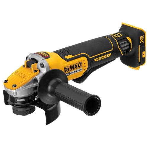 DEWALT 20V MAX* XR BRUSHLESS 4-1/2-5 IN. SMALL AGLE GRINDER WITH POWER DETECT™ TOOL TECHNOLOGY (TOOL ONLY) (DCG415B) DEWALT