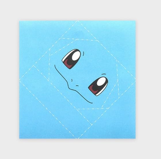 Pikachu 50 Colors Double Sided 100 Sheets Standard Origami Paper and 24 Sheets Origami Paper Kit, 6 x 6 in Pikachu