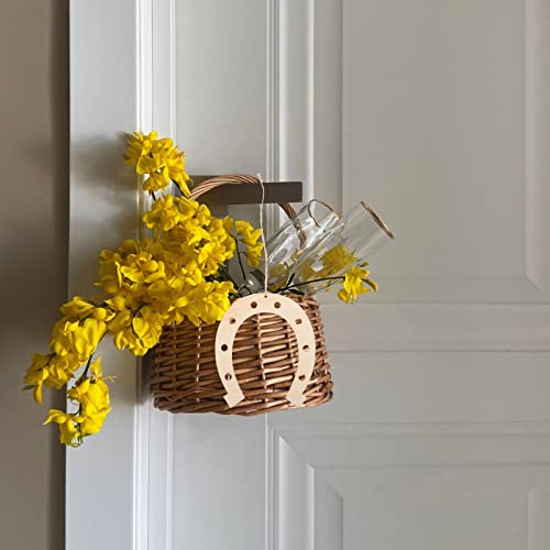 24pcs Unfinished Wood Horseshoe Cutouts Blank Wooden Horseshoe Chips Cowboy Wood Slices to Paint Crafts for DIY Western Celebration Home Decoration EXCEART