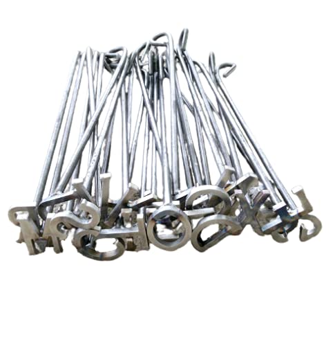 3/4" Custom Alphabet Branding Iron Set - 26 Uppercase Stamps for Personalisation The Welded Keller