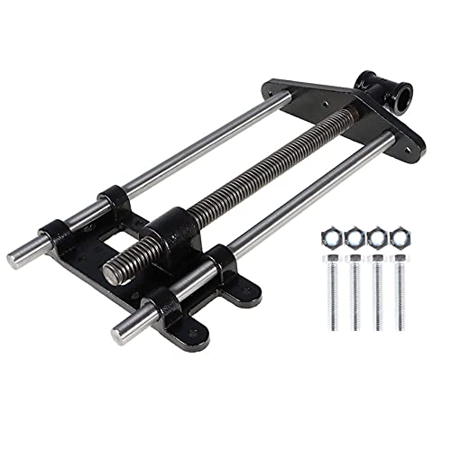 findmall 10 Inch Woodworking Front Vise Woodworking Bench Vise Cast Iron Front Screw Vise for Making Woodworking findmall