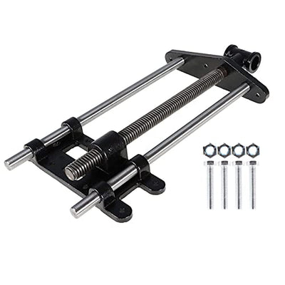 findmall 10 Inch Woodworking Front Vise Woodworking Bench Vise Cast Iron Front Screw Vise for Making Woodworking