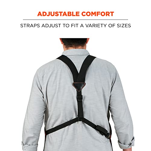 Ergodyne - 13696 Arsenal 5705 Full Length Tool Work Apron, 13-Pockets, Gray Ergodyne