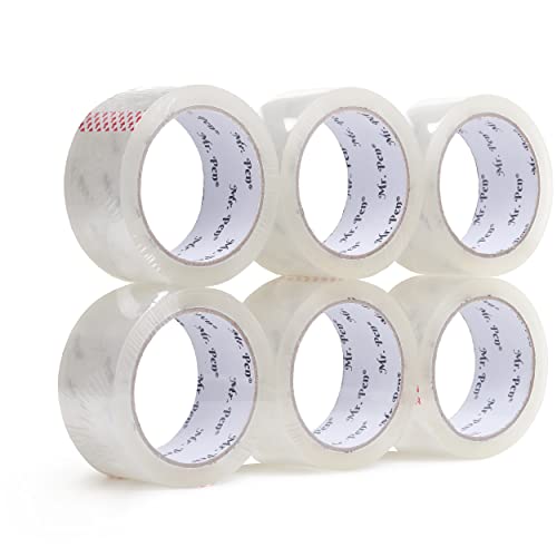 Mr. Pen- Packing Tape, 6 Pack, 2” Wide, 60 Yards, Shipping Tape, Packaging Tape, Clear Packing Tape, Moving Tape, Packing Tape for Moving Boxes, Mr. Pen