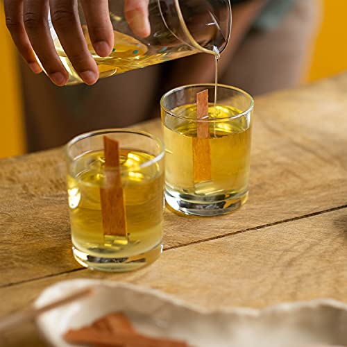 Wooden Wicks for Candle Making - 100pcs Candle Wicks for Soy Wax with Metal Clips at Base - Cracking Wood Wicks for Candles Making Home Décor Candle LIBERHAUS