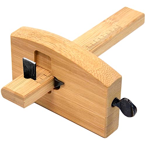 KAKURI Wood Marking Gauge Woodworking Tool 3.5" / 90mm, Japanese Wood Scribe Tool KEBIKI Carpentry Wood Scriber, Made in JAPAN KAKURI