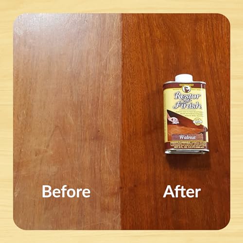 Howard Products RF4016 RF3016 Restor-A-Finish, 16 oz, Walnut, 16 Fl Oz Howard Products