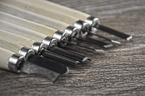 SE Wood Carving Chisel Set (8 PC.) - 773WC SE