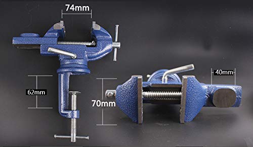 MYTEC Home Vise Clamp-On Vise, 3.0" MYTEC