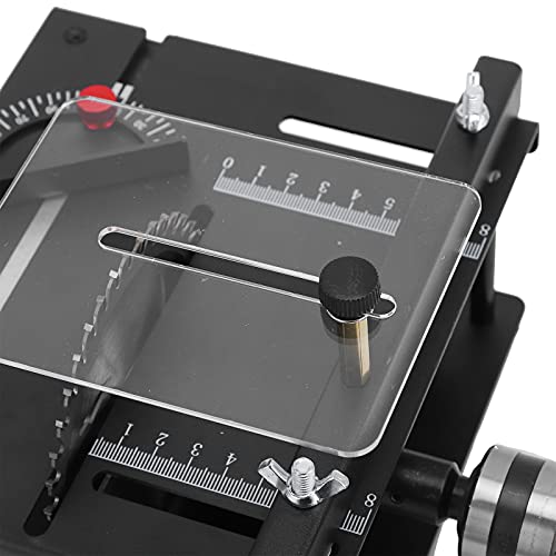 Table Saw, Multi-Functional Mini Precision Table Saws Electric Desktop Saws DIY Wood Working Cutting Tool for DIY Handmade Wooden Model Crafts Ejoyous
