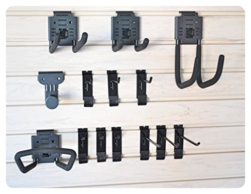 Slatwall Hooks Variety Kit for HandiWall Panel Organization, HHK WoodArtSupply