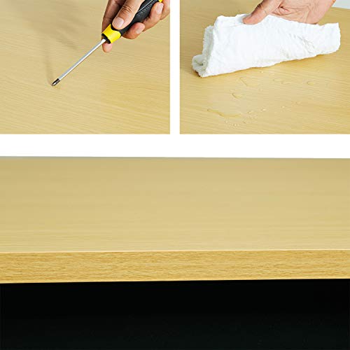 Decoholic Modern Computer Desk 63” Large Workstation Office Desk Computer Table Study Writing Desk for Office Home, with Leg Bars,Industrial Decoholic