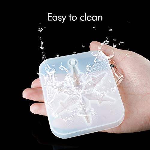 NiArt DIY Epoxy Resin Casting Silicone Mold 11 Snowflake Handmade Art Craft Christmas Tree Ornament Necklace Earring Jewelry Pendant Keychain Holiday NiArt