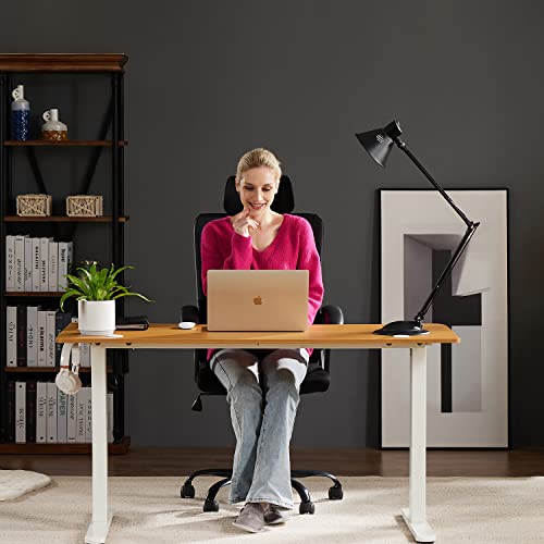 SMUG Standing Desk, 40 x 24 in Electric Height Adjustable Computer Desk for Home Office, Sit Stand up Work Gaming Table with Memory SMUG