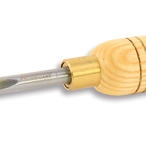 Hurricane Turning Tools, HTT-111, High Speed Steel, 3/8" Spindle Gouge (3/8" Flute) for Woodturning Hurricane Turning Tools