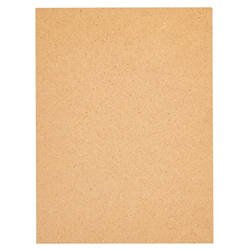 30 Sheets Thin MDF Wood Boards for Crafts, 2mm Medium Density Fiberboard (6 x 8 in, Brown) Juvale