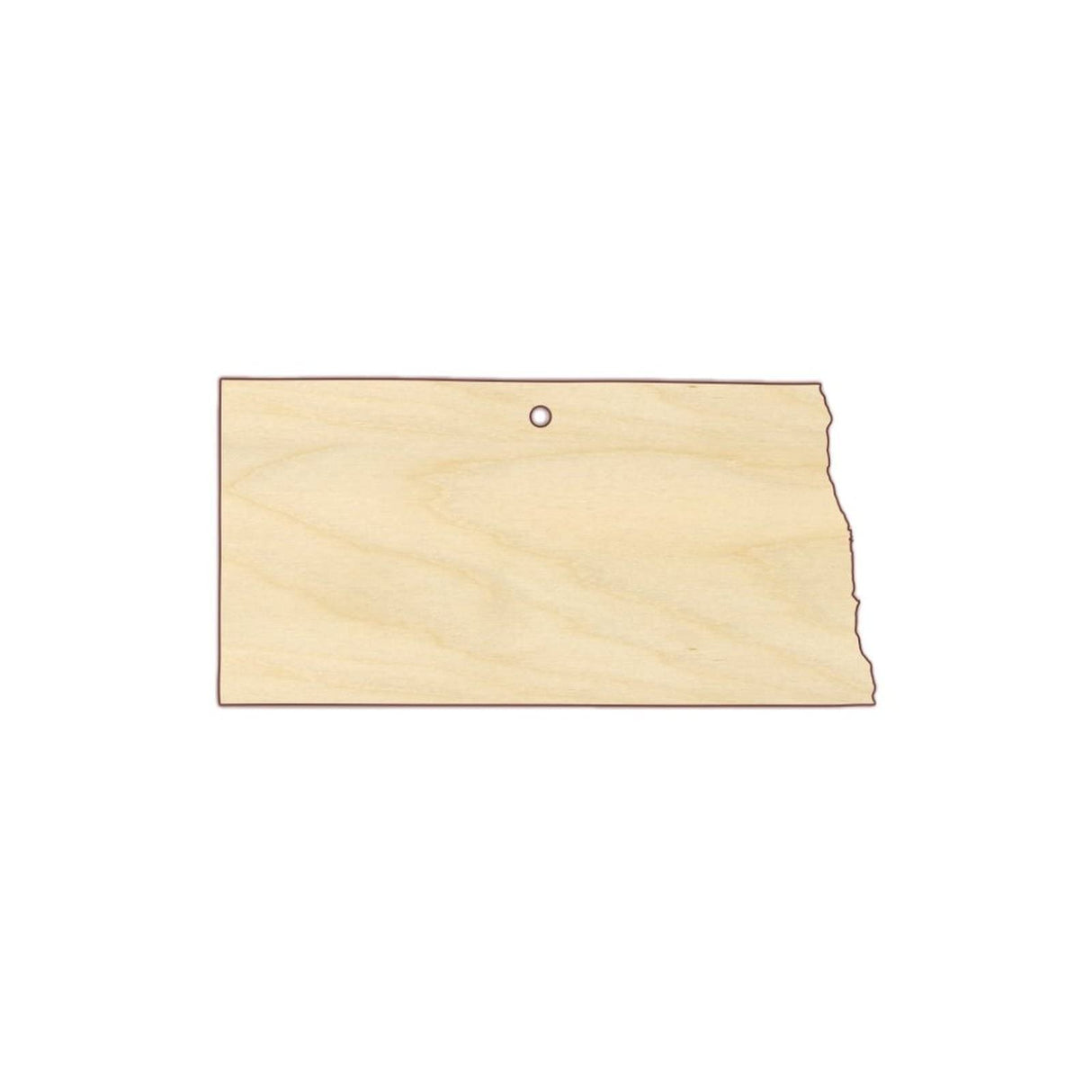 State of North Dakota Wood Craft,Unfinished Wooden Cutout Art,DIY Wood Sign, Inspirational Farmhouse Wall Plaque,Rustic Home Decor for Bedroom Arupkeer