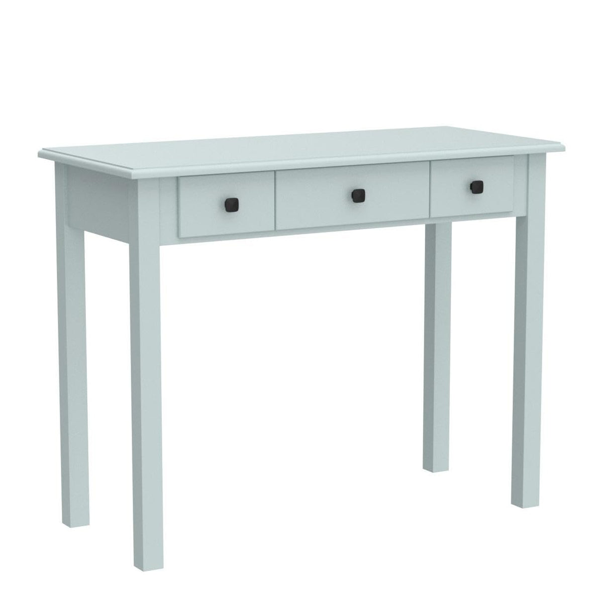 STHOUYN Home Office Small Writing Desk with Drawers Bedroom, Study Table for Adults/Student, Vanity Makeup Dressing Table Save Space Gifts Green STHOUYN