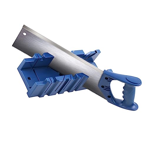 Hand Mitre Saws, Saw Angle Cutting Box Sawing Guide Tool Hand Miter Saw Cabinet Set with Multi Angle High Efficiency for Cutting Wood Yosoo Health Gear
