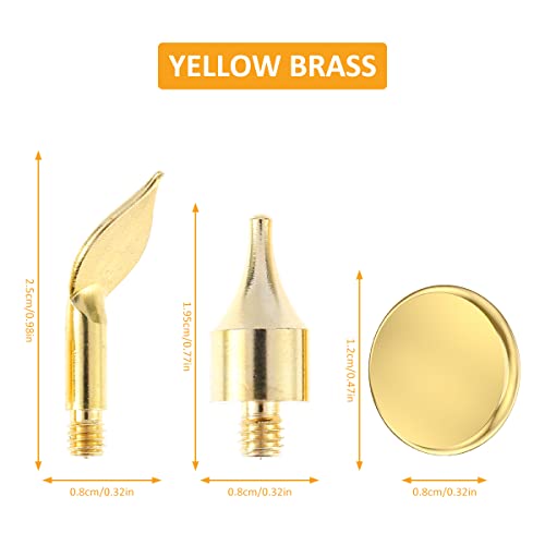 FUYGRCJ- 56Pcs Wood Burning Tip Set Letter Wood Burning Tool Including Alphabet Number Symbol Durable Brass Alphabet Number Template for DIY FUYGRCJ