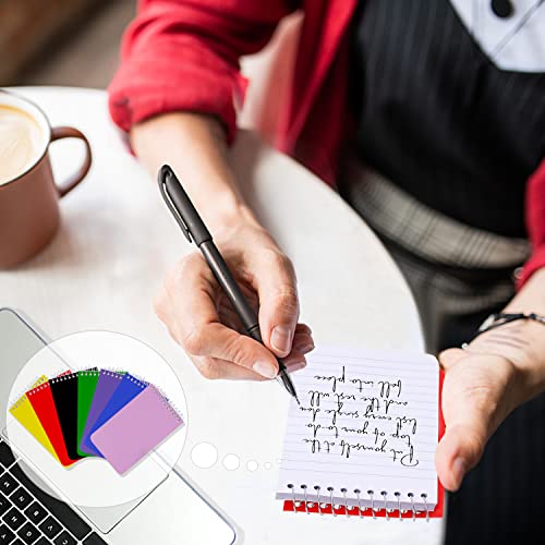 XiQiDianr Small Notebooks, Pocket Notebook 3x5, Spiral Notepads, Memo Pads For Office, Home, School - Lined College Ruled Paper, Mini Notepad - 75 XiQiDianr