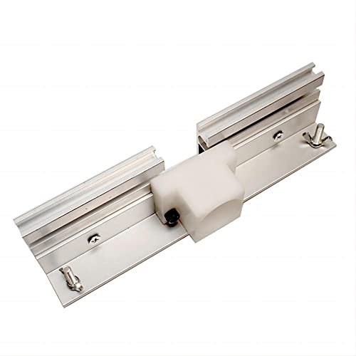 KETIPED Aluminium Router Table Insert Plate,Woodworking Benches Router Flip Plate with Miter Gauge Guide Aluminium Fence Sliding KETIPED