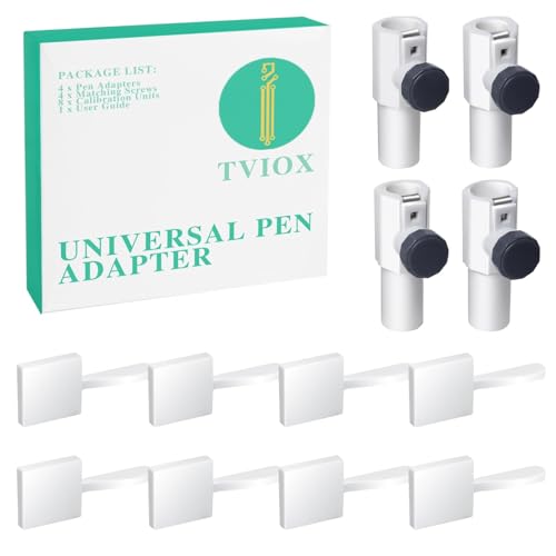  TVIOX Universal Pen Adapter for Cricut - 4Pcs Circut Pen  Holders w/Spacers, Adjustable Cricket Pen Clip Compatible with Cricut Maker  3/Maker, Explore Air 2/Air, Explore 3/Explore, Pens Less Than 0.5