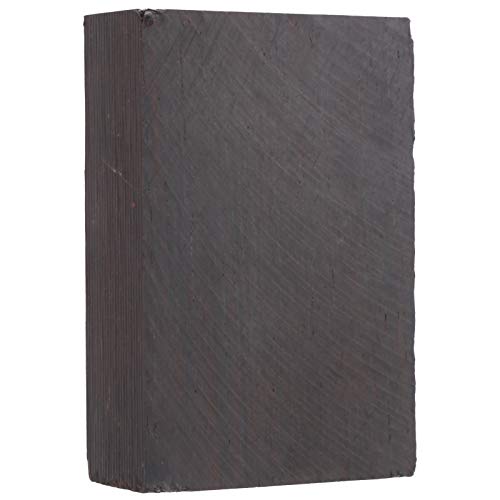 Black Ebony Lumber Blank, DIY Handicraft Wood Handle Musical Instruments Accessories, DIY Handicraft for Turning, Inlays, Tools (70 * 50 * 20mm) CDQL