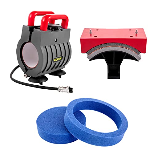 VEVOR Heat Press, Upgrade 5 in 1 Heat Press Machine for T-Shirt Hat Cap Mug Plate Sublimation, 15x15 inch Anti-Scald Fast Swing Away Digital Control VEVOR