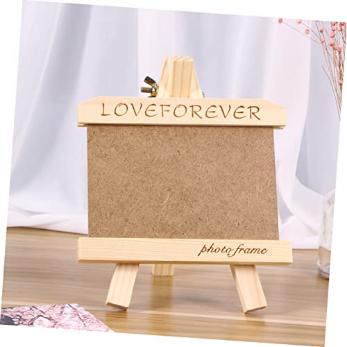 DECHOUS 3pcs mini photo easel wedding picture frame Photo Display stand DIY picture frames photo collage kit braces kit wedding photo frame DECHOUS