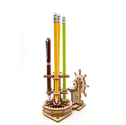 UGEARS Mechanical Wooden 3D Puzzle Model Wheel-Organizer Set UGEARS