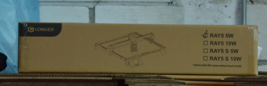 Longer Ray5 Laser Engraver Machine Laser Cutter Engraving CNC Machine, 5W Laser Engraver with 0.08 * 0.08 Compressed Spot, 32-bit Motherboard, DIY Longer