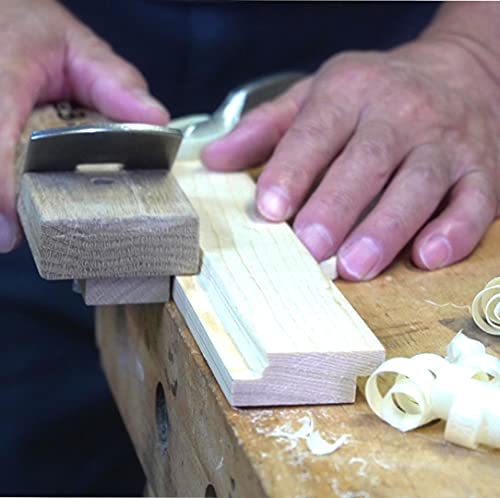 KAKURI Rabbet Plane for Woodworking 12mm Adjustable Double Side Blade, Japanese Hand Plane KANNA Manual Block Plane Tool for Wood, Razor Japanese KAKURI