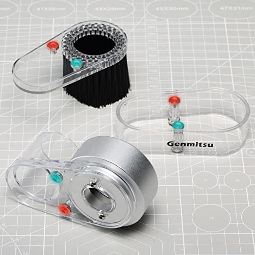 Genmitsu CNC ABS Dust Shoe for CNC Machines with a 52mm Diameter Motor, fits Most 300W-500W Spindle Motors, Hose Adapter Outer Diameter 38mm (1.5″), Genmitsu